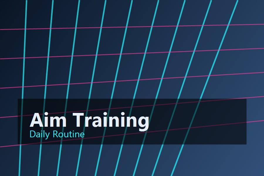 Aim training screen