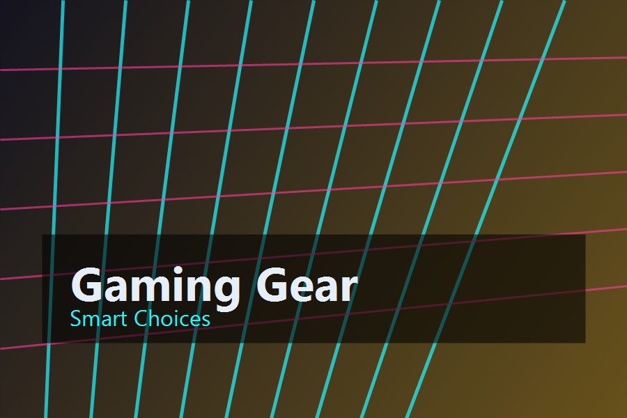 Gaming keyboard and headset
